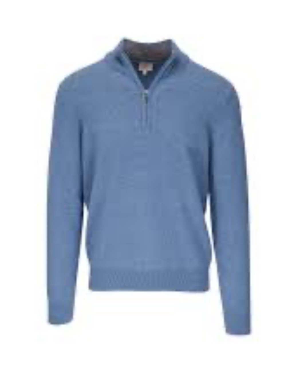 Faherty 1/4 Zip Blue Pullover Sweater XL